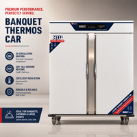 Calentador de Alimentos para Banquetes de 22 Niveles, Gabinete Aislado de Acero Inoxidable para Mantener la Comida Caliente, Ideal para Hoteles y Hospitales