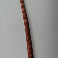 Corde en nylon tressée double de couleur unie de 5mm 3mm-8mm blanc noir rose marron jaune corde colorée