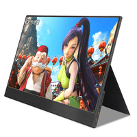 Monitor Gamer Curvo OLED Personalizado de 15.6 Pulgadas, 4K 240Hz LCD con Interfaz Tipo C y Control Táctil para Gamers