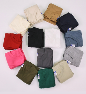 100% algodón de alta calidad, camiseta de talla grande con cuello redondo, 230gsm, impresión Digital personalizada, Logo, patrón sólido, camiseta lisa para hombre - Product Image 3