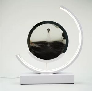 โคมไฟ LED <span class=keywords><strong>แบบ</strong></span>ไดนามิก<span class=keywords><strong>ภาพ</strong></span>ทรายนาฬิกาทรายเคลื่อนไหวเร็ว3D <span class=keywords><strong>ภาพ</strong></span>วาดศิลปะบนโต๊ะทรายดูดแก้วตกแต่งบ้านในเวลากลางคืน - Product Image 3