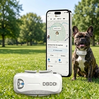 Traceur GPS pour chien avec suite de suivi de santé, suivi en temps réel, alertes géofence, moniteur d'activité et de sommeil, diagnostic IA, étanche IP67, en plastique, 4G
