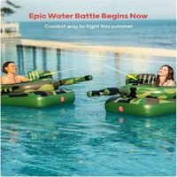 Bateau gonflable géant pour adultes et enfants, flotteur aquatique avec pistolet à eau, radeau flottant, jouet d'été OEM ODM