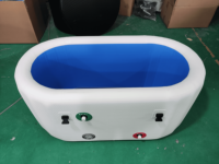 Bain de glace gonflable en PVC pour athlètes, bain froid pour la récupération sportive et la thérapie