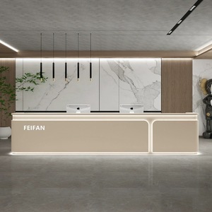 Bancone Moderno JINXIN per Istituti di Formazione, Reception, Bar, Caffetteria, Hotel, Palestra, Negozio, Cassa - Product Image 2