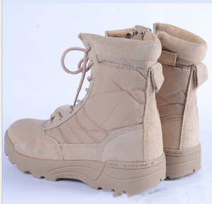 Botas Tácticas Transpirables para Exteriores Definite TCB03 de Gamuza para Camping, Desierto y Selva, Color Negro y Caqui - Product Image 2