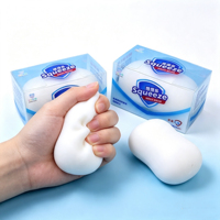 Aneka Mainan Squishy Kawaii Berbunyi Renyah, Slow Rising, Fidget Sensorik Pereda Stres Bentuk Keju Puding Sabun, Set Dekompresi