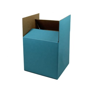 New Màu Xanh Màu Sắc Tùy Chỉnh Kích Thước Sóng Bưu Phẩm Giấy Hộp Quà Tặng Tùy Chỉnh Vải Kraft Giấy Tóc Giả Hộp Biểu Tượng Tùy Chỉnh Bao Bì - Product Image 4