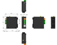 Passerelle industrielle LoRaWAN Milesgo HMI1002-ARM (LoRaWAN), dispositif IoT Edge, collecteur de données sans fil multi-protocoles pour les systèmes d'optimisation de l'automatisation des installations (BAS)