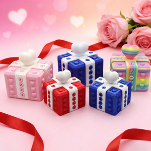 Annoying <b>Gift</b> Box 7Cm 9Cm Heart Shaped Valentine's Day Decorations Customized 3D Printed <b>Gift</b> Set - Product Image 3