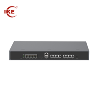 Sistema de Telefonía IP PBX con Pantalla, Cuenta SIP, 8/16/24 Puertos, Gateway VOIP con Soporte POE, Modelo IKE-80