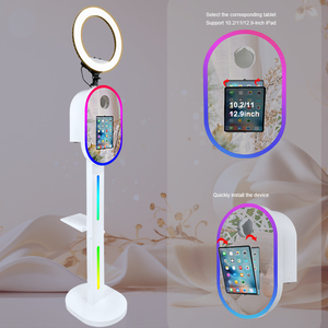 Cabine <span class=keywords><strong>Photo</strong></span> Portable Tout-en-un iPad et Appareil <span class=keywords><strong>Photo</strong></span> Reflex Numérique avec Faceplate Miroir, Nouvelle Tendance, Location pour Fêtes, Éclairage d'appoint inclus - Product Image 6