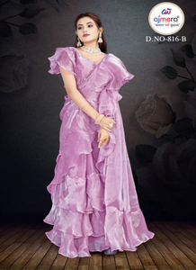 Wholesale Ethnic Ready-to-Wear Women's Stylish Sarees Woven <b>Designs</b> Sun Protection Quick Dry Polyester Silk Blend Bulk Supply - Product Image 2