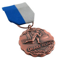Médaille de sport avec logo personnalisé Europe Cristal acrylique plaqué or Métal Impression UV Cadeaux de bienvenue Collection Trophées Plaques Argent