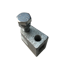 Pince de fixation pour poutre en I à large ouverture QT450 en acier au carbone, homologuée UL FM, à base plate, haute résistance, pour montage supérieur et inférieur