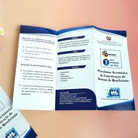 Impression de brochures pliables A4 recto-verso personnalisées de haute qualité, affiches imperméables, dépliants, manuels d'utilisation, impression de brochures