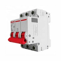 DELIXI 3P AC TP MCB Miniature Circuit Breaker DELIXI 3pole G3 Disjoncteur DIN Rail Type C CB Kualitas Terbaik MCB 4 -125A