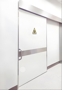 Puerta de acero de proveedor de China para puerta de sala limpia médica de hospital con cerradura de pie europea para médico en China - Product Image 4