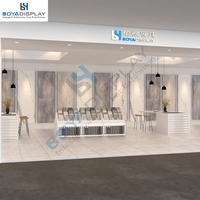 Support d'exposition sur mesure pour carrelage en marbre, quartz, granit et céramique avec table pour salle d'exposition