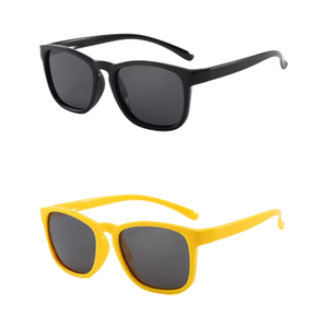 Gafas de Sol Polarizadas Unisex UV400 con Logotipo Personalizado, Montura Azul, Lentes Tácticas, Gafas para Niños y Niñas, Protección Solar - Product Image 1