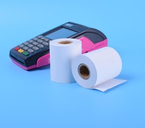 Suministro de papel de grado A 3 1/8X230 80x60 Impresión de cajero negro Papel térmico Recibo <span class=keywords><strong>Clov</strong></span> App 50 rollos blancos para máquinas Pos - Product Image 4