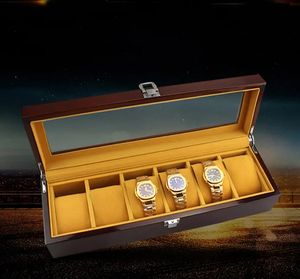 Estuche de Madera Cuadrado para Reloj con Logotipo Personalizado, Acabado en Madera de Palisandro Marrón, con Cierre, Ecológico, para Hombre - Product Image 6