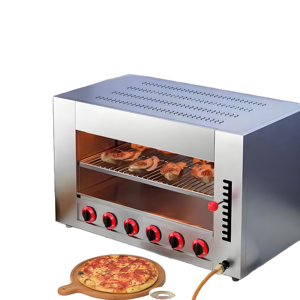 Grill <span class=keywords><strong>salamandre</strong></span> à gaz en acier inoxydable à 6 brûleurs, nouveau modèle commercial, multifonctionnel, léger, portable, intérieur/extérieur, vente chaude - Product Image 3