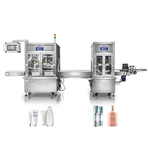 CYJX Automatic Cosmetic Vial Oil Air Liquid Freshener Spray Deodorant Filling Machinery Packing Labeling Filler Machine