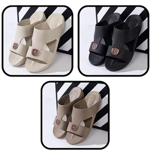 <span class=keywords><strong>Ciabatte</strong></span> da uomo antiscivolo resistenti all'usura, stile semplice, nuovo design casual da esterno, scarpe aperte per la spiaggia, per l'estate. - Product Image 2