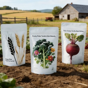 Bolsas de Mylar con Cierre Hermético y Logotipo Personalizado para Semillas, Embalaje Alimentario, Sachet para Semillas de Vegetales, Tomate, Girasol, Forraje y Flores - Product Image 2