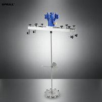 Agitateur pneumatique en acier inoxydable SUS304 SPRALL 200L 1000L, moteur haute précision, antidéflagrant, pour produits chimiques, colle, encre, shampoing