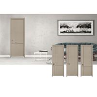 Gute Isolation und Schall dämmwirkung PVC-Harz material Holz-Kunststoff-Verbund türen mit Form verfahren