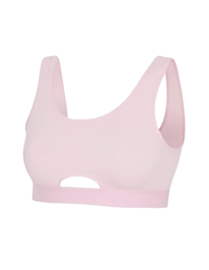 Women's Sports <b>Bra</b> Breathable Comfortable Light Support Running Fitness Yoga Four-Way <b>Stretch</b> Front Logo Casual - Product Image 1