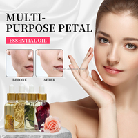 Fourniture d'Usine Huiles de Soin Visage et Corps Personnalisées aux Pétales de Rose Naturelles et Biologiques pour Massage de la Peau