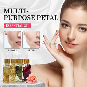 Suministro de fábrica, cuidado de la piel orgánico Natural personalizado, masaje corporal para la cara, aceites para la piel con pétalos de rosas y flores - Product Image 5