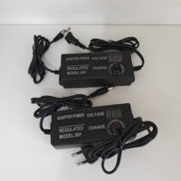 Adaptador de Corriente de Voltaje Ajustable de 3V-12V 1A/2A/3A/5A con Control de Velocidad, Temperatura y Brillo Continuo para LED