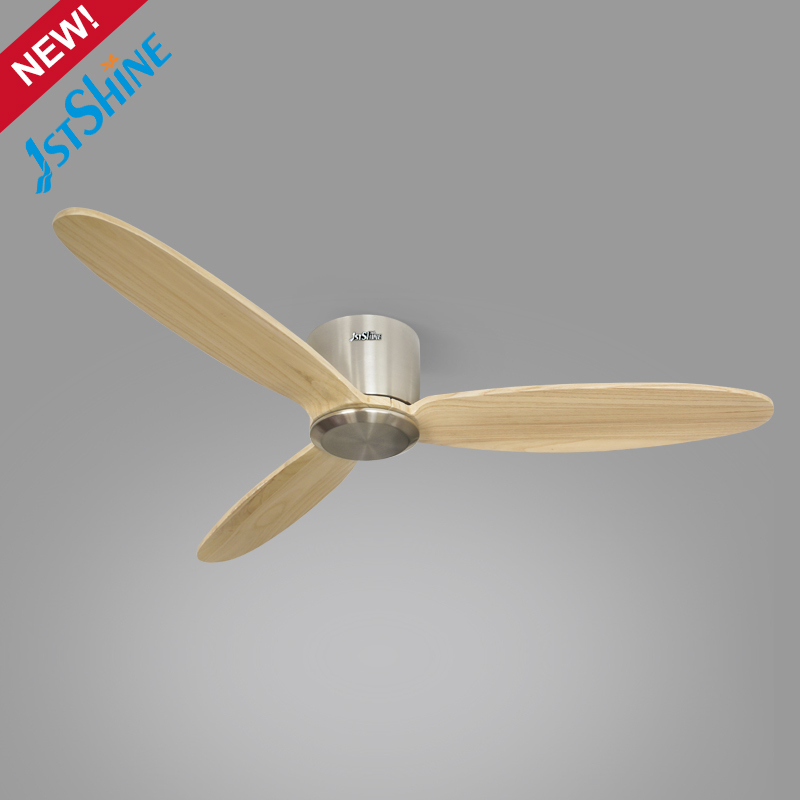 1stshine ventilador de techo reversible de 3 aspas de madera maciza con ahorro de energia decorativo