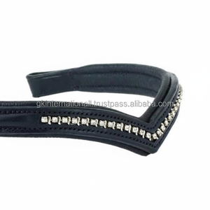 Top Trending, último diseño, cristales decorativos con incrustaciones de brillo, canal vacío, banda de cuero acolchado para cejas de caballo en tamaños de mazorca completos - Product Image 1