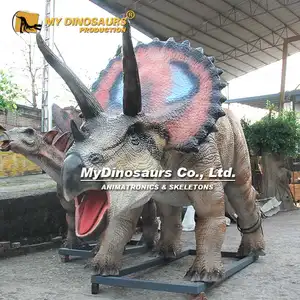 Z Mijn Dino-Advertentie-138 Geweldige Triceratops Handgemaakt Levensgrote Dinosaurusmodel