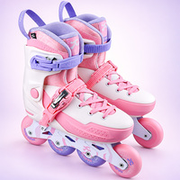 Patins de slalom de haute qualité au design innovant, supportant la personnalisation OEM et ODM, avec cadre en aluminium intégré de 4 mm