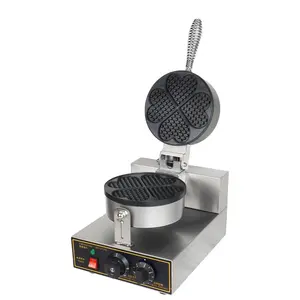 1-plate 4-heart Waffle Maker Machine Commercial Snack Equipment