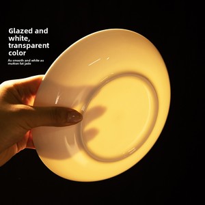 Assiette Creuse Moderne en Porcelaine Fine Blanche, Compatible Micro-ondes, Motif Uni, <span class=keywords><strong>Vaisselle</strong></span> Haut de Gamme, Nouveauté 2025 - Product Image 3