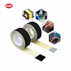 HWK Textile Insulation Electric Cloth Tape Black Automotive Acetate Wire Harness Tape
