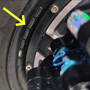 Autocollants noirs et gris 5G pour équilibrage de roues de <span class=keywords><strong>moto</strong></span> et voiture, surface galvanisée - Product Image 3