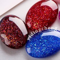 Label privé paillettes UV Fournitures pour ongles professionnels YDC vernis à ongles en gel uv sans hema vernis à ongles en gel réfléchissant à paillettes
