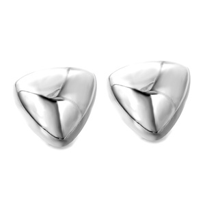 Geometric Triangular <b>Stud</b> <b>Earrings</b> Gold Stainless Steel For Women Fashion Jewelry - Product Image 5