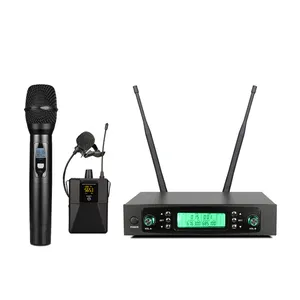 2024 Long Range High Sensitive Lapel UHF 2 Way Radio Wireless Microphone