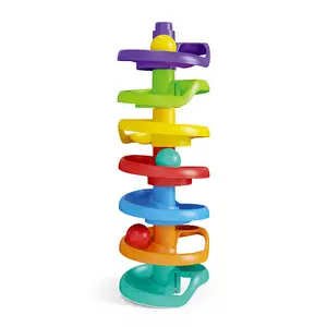 Jouet de développement en plastique pour bébés jouets à billes créatifs éclairants jouets à rampes colorées pour enfants