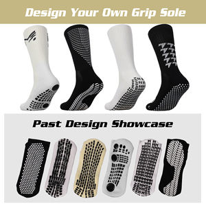 OEM disponible antideslizante deportes transpirable equipo atlético agarre fútbol calcetines multi-estilo para la temporada de primavera al por mayor inferior - Product Image 3