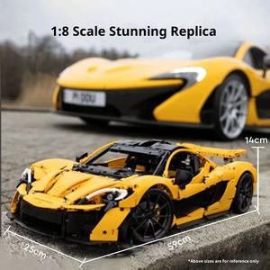 Plástico Compatible con Otras Marcas para Set de Construcción de Superautos 42172 <span class=keywords><strong>McLaren</strong></span> P1, Coche de Carreras de Ladrillos, Juguete Unisex al por Mayor - Product Image 4